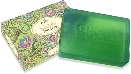 Anuspa Khadi Tea Tree Bath Soap 125g